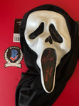 Matthew Lillard Skeet Ulrich signed Ghostface Mask Scream - Beckett COA